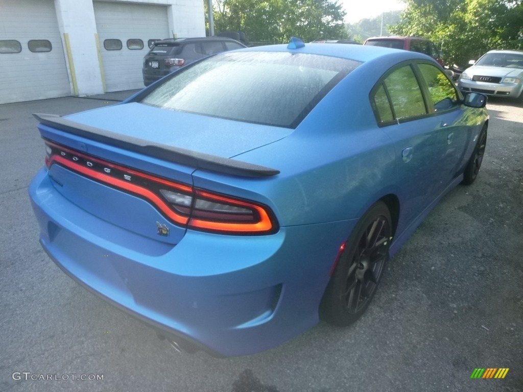 2019 Charger R/T Scat Pack - B5 Blue Pearl / Black photo #9