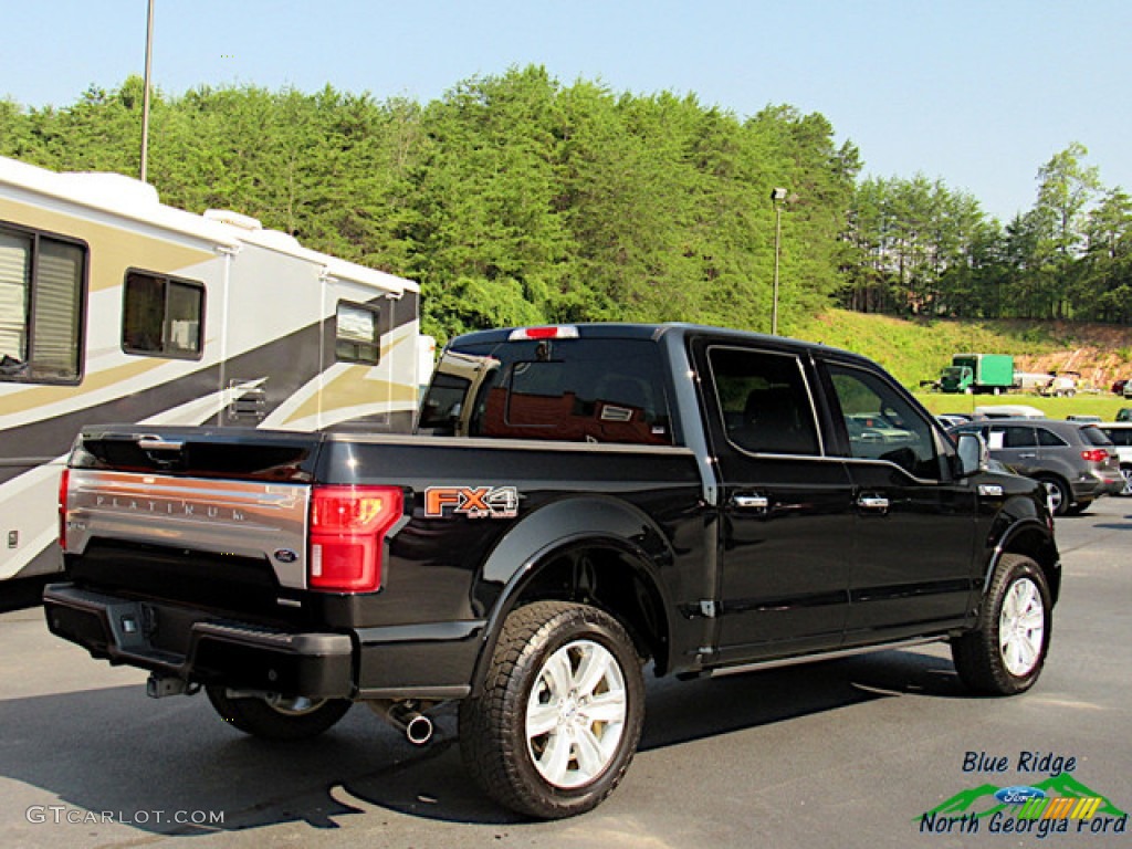 2018 F150 Platinum SuperCrew 4x4 - Shadow Black / Black photo #5