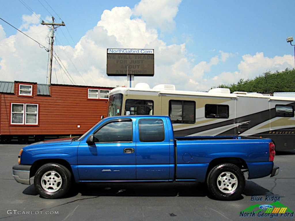 2003 Silverado 1500 Extended Cab - Arrival Blue Metallic / Dark Charcoal photo #2