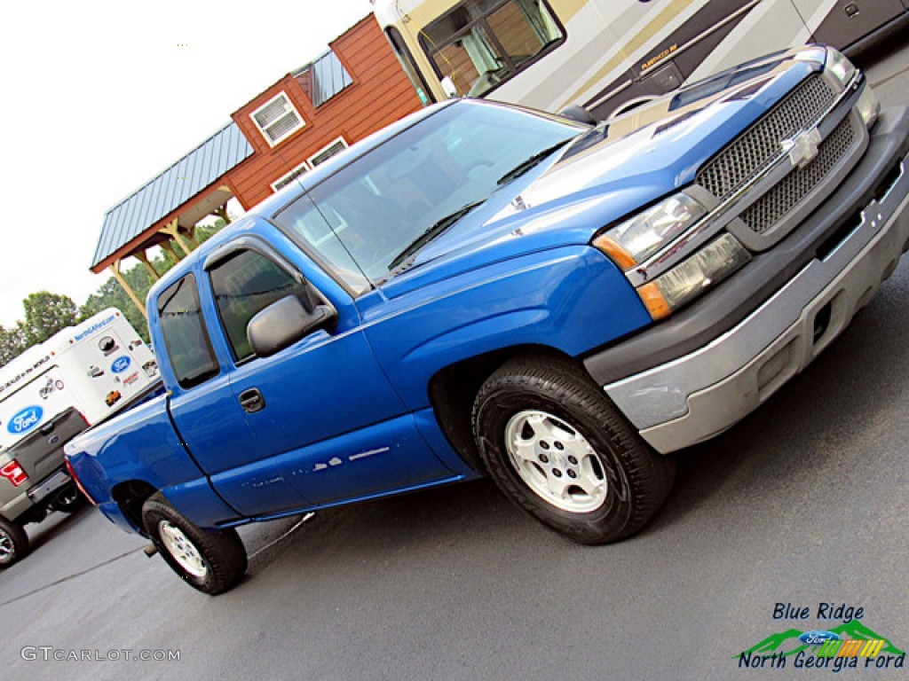 2003 Silverado 1500 Extended Cab - Arrival Blue Metallic / Dark Charcoal photo #17