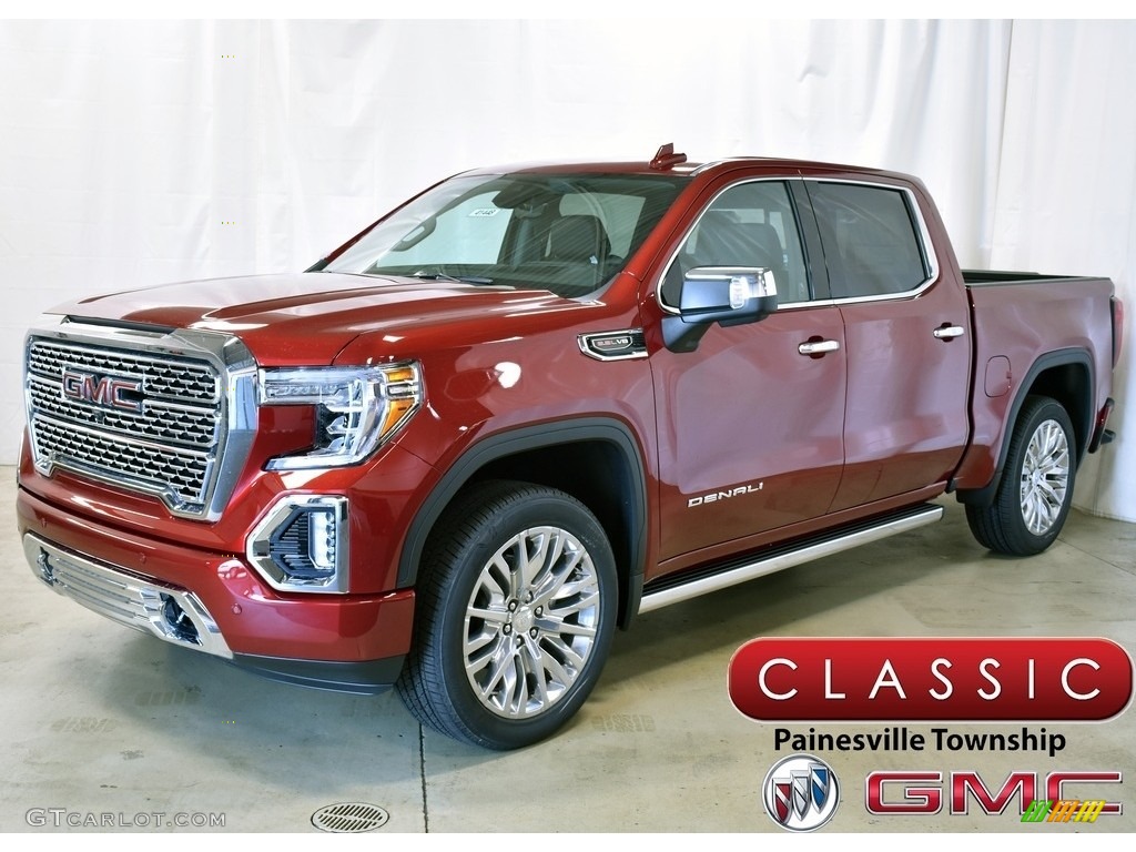 2019 Sierra 1500 Denali Crew Cab 4WD - Red Quartz Tintcoat / Jet Black photo #1