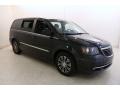 Brilliant Black Crystal Pearl 2014 Chrysler Town & Country S