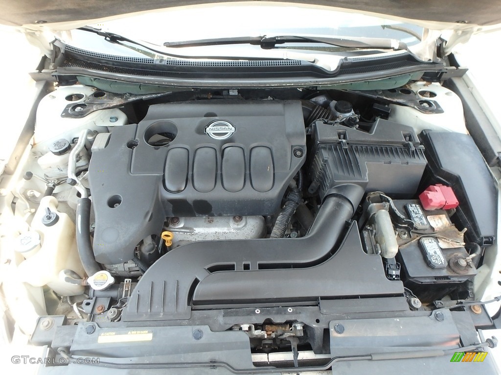 2007 Altima 2.5 S - Winter Frost Pearl / Charcoal photo #2