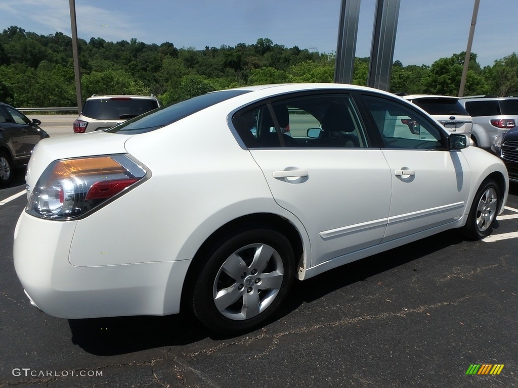 2007 Altima 2.5 S - Winter Frost Pearl / Charcoal photo #9