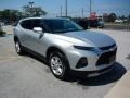 2019 Silver Ice Metallic Chevrolet Blazer 3.6L Cloth  photo #3