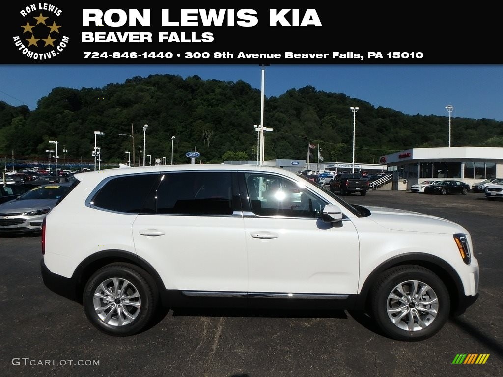 2020 Telluride LX AWD - Snow White Pearl / Black photo #1