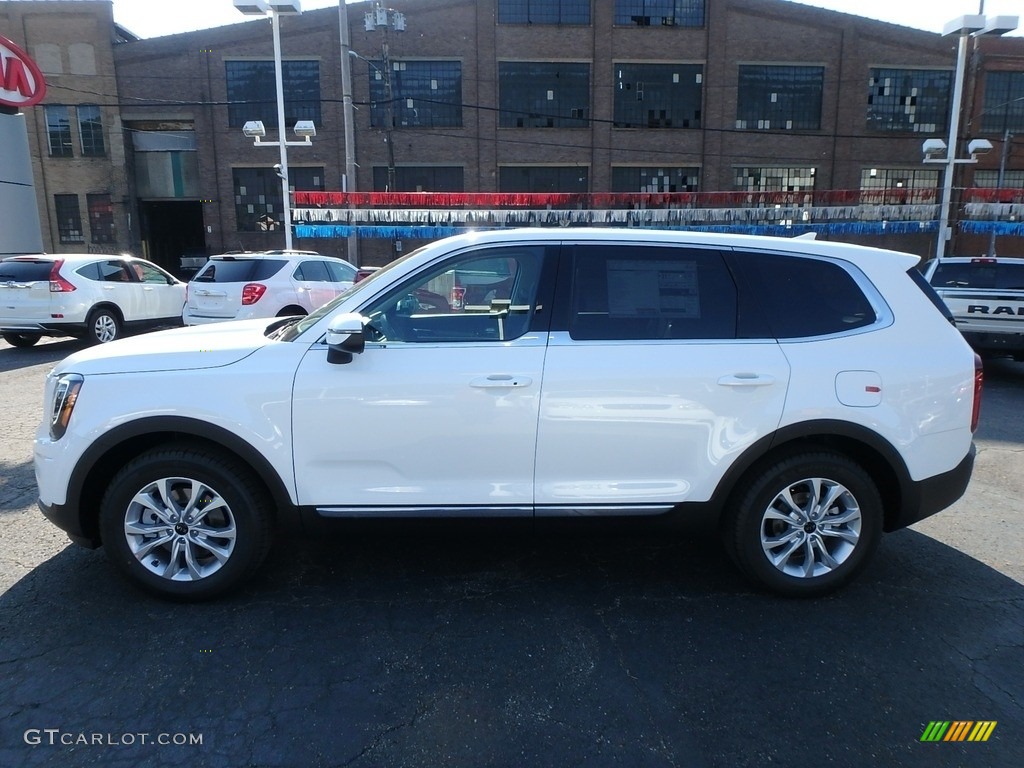 Snow White Pearl 2020 Kia Telluride LX AWD Exterior Photo #134127276