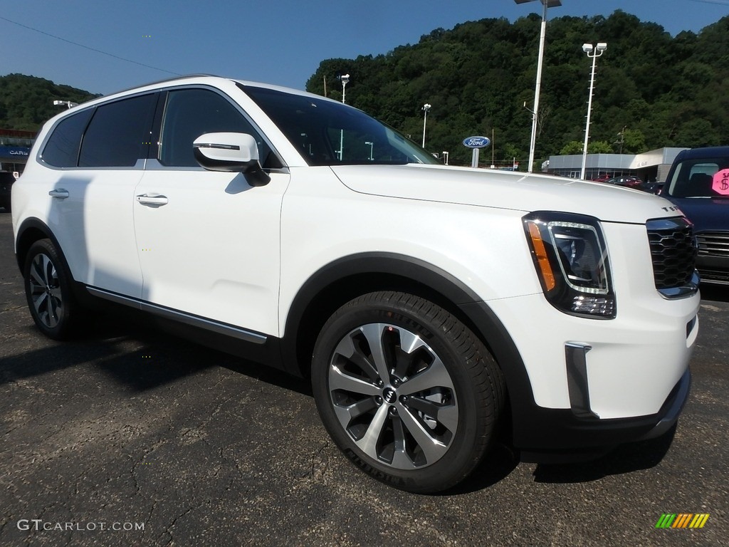 Snow White Pearl 2020 Kia Telluride S AWD Exterior Photo #134127815