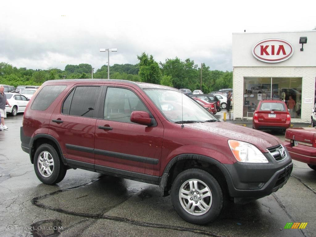 2003 CR-V EX 4WD - Chianti Red Pearl / Saddle photo #1