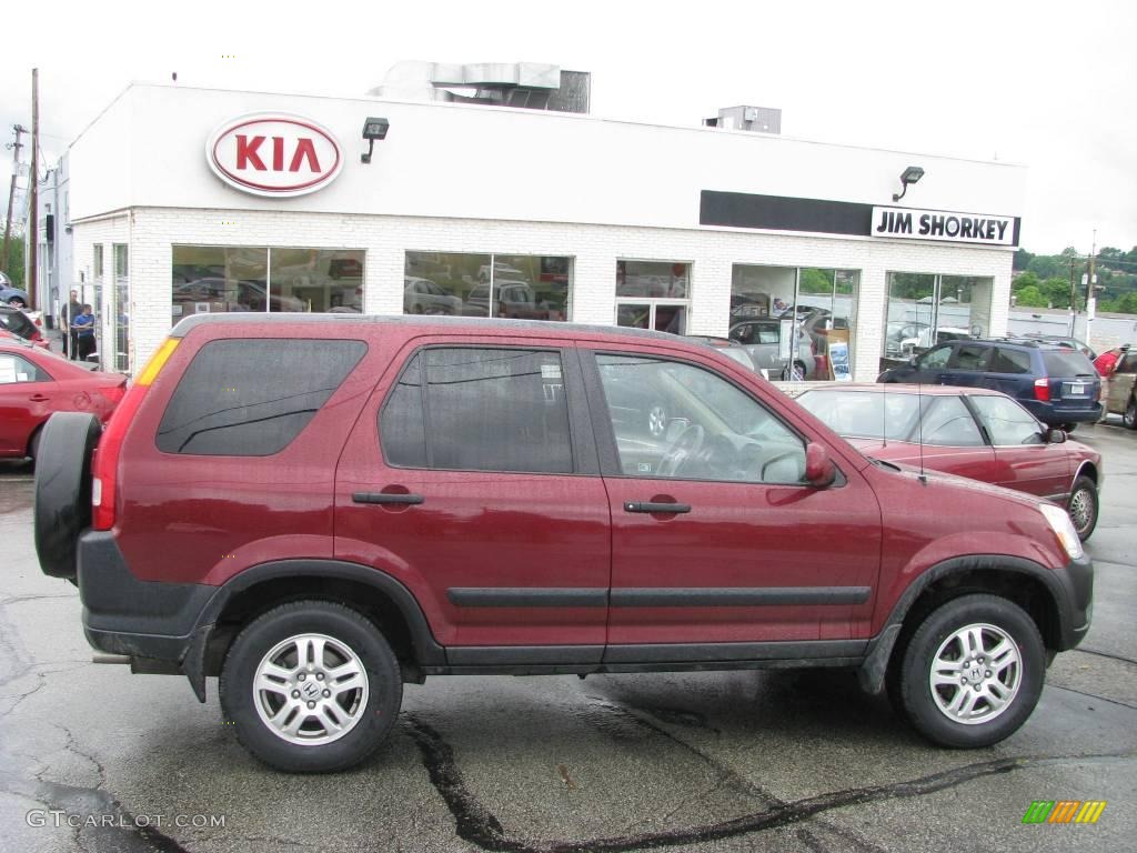 2003 CR-V EX 4WD - Chianti Red Pearl / Saddle photo #2