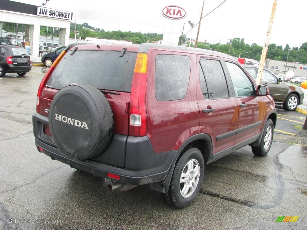 2003 CR-V EX 4WD - Chianti Red Pearl / Saddle photo #3