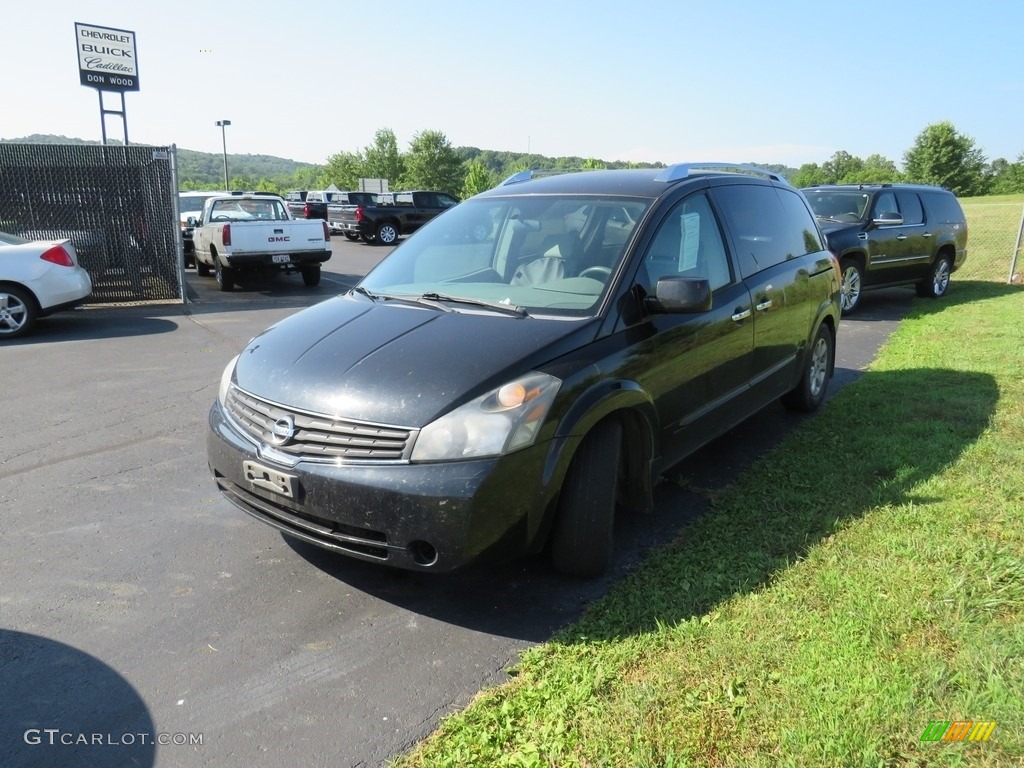2008 Quest 3.5 S - Galaxy Black Metallic / Gray photo #7