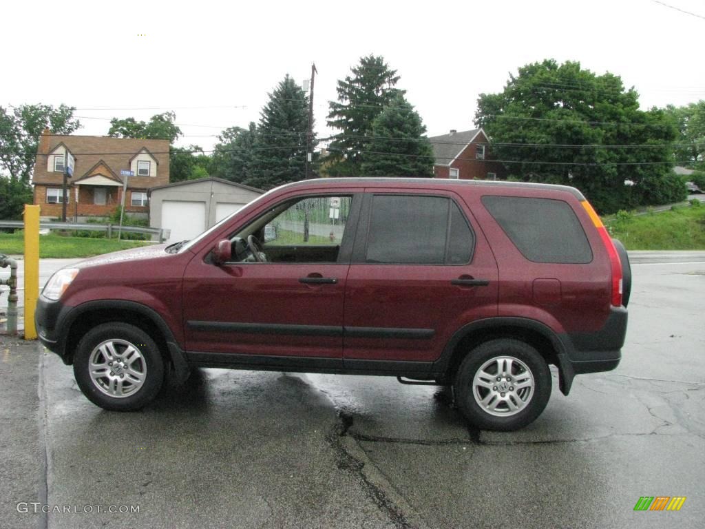 2003 CR-V EX 4WD - Chianti Red Pearl / Saddle photo #5