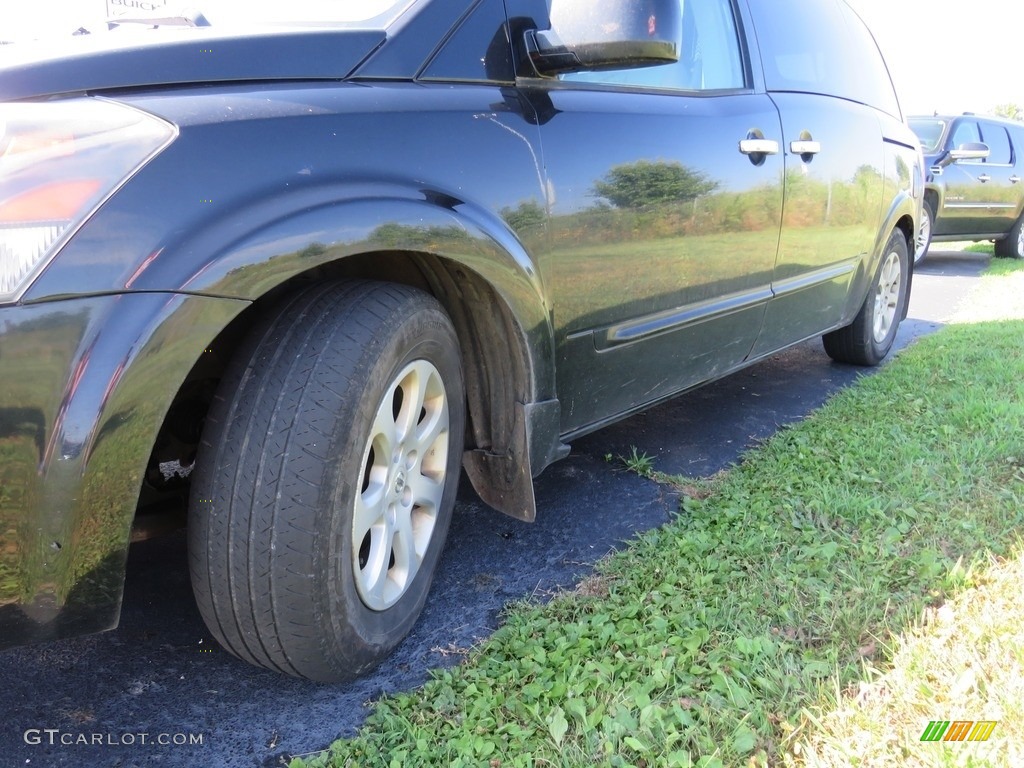 2008 Quest 3.5 S - Galaxy Black Metallic / Gray photo #8
