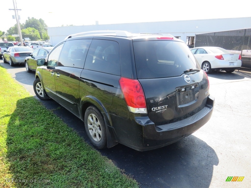 2008 Quest 3.5 S - Galaxy Black Metallic / Gray photo #10
