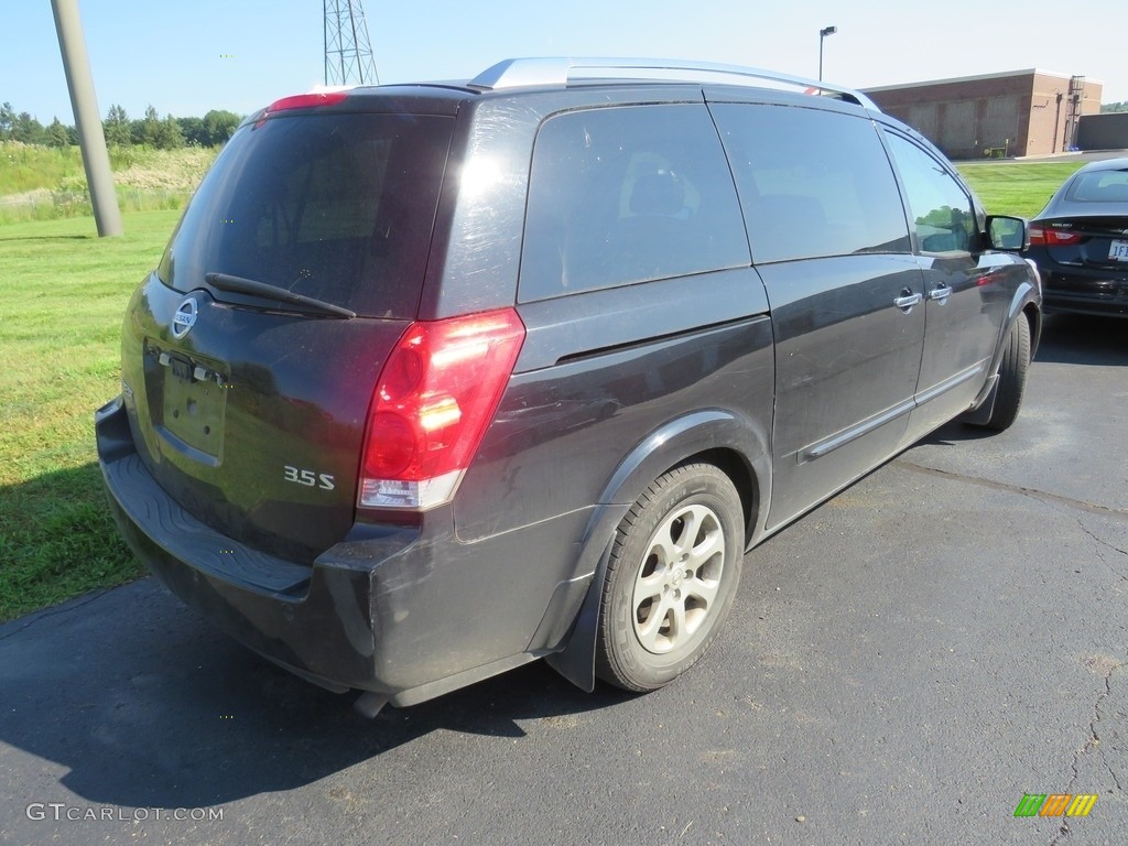 2008 Quest 3.5 S - Galaxy Black Metallic / Gray photo #12