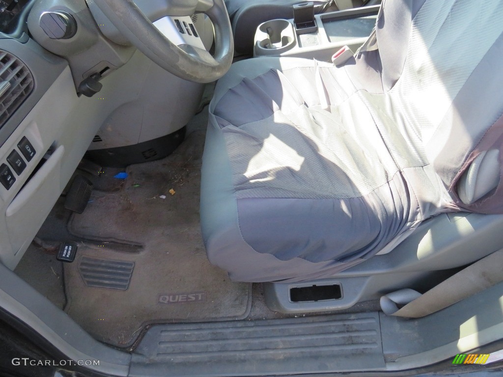 2008 Quest 3.5 S - Galaxy Black Metallic / Gray photo #17