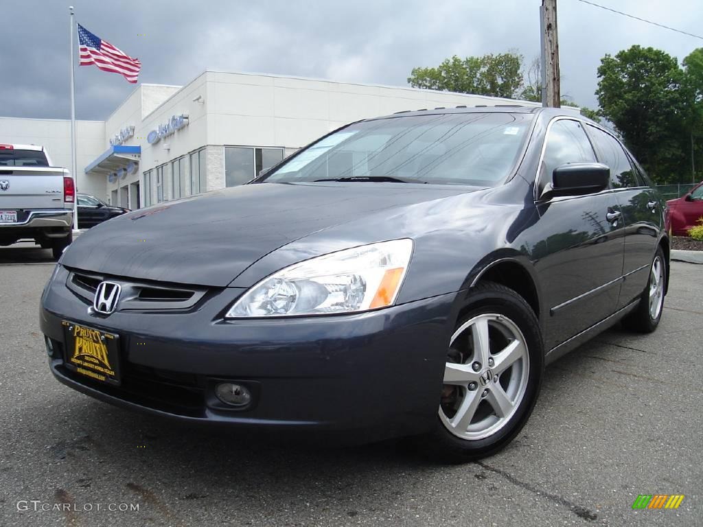 2004 Accord EX Sedan - Graphite Pearl / Gray photo #1