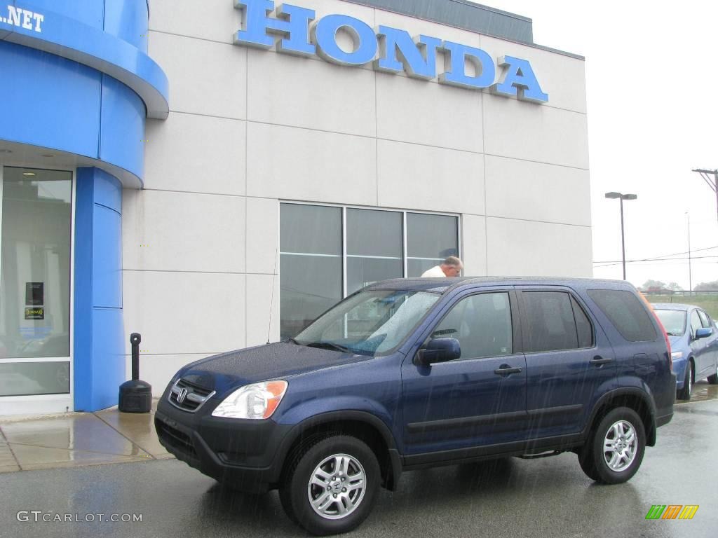 2003 CR-V EX 4WD - Eternal Blue Pearl / Black photo #1