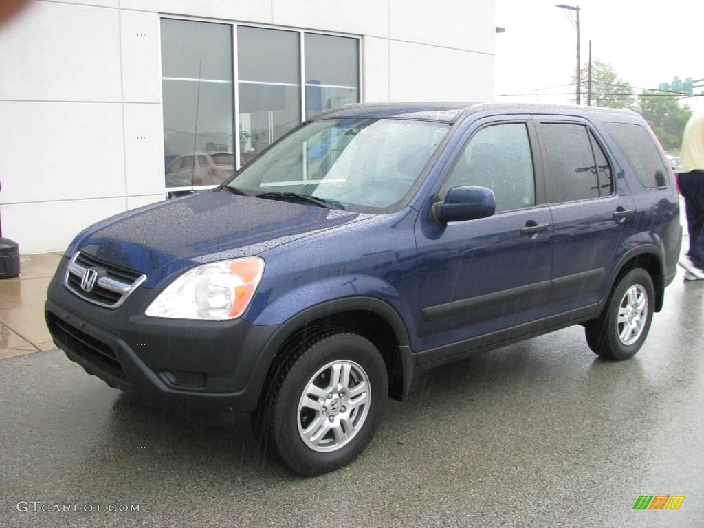 2003 CR-V EX 4WD - Eternal Blue Pearl / Black photo #2