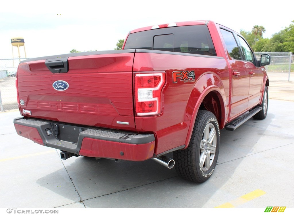 2019 F150 XLT SuperCrew 4x4 - Ruby Red / Black photo #8