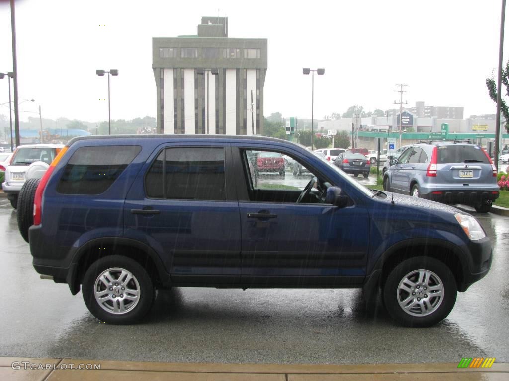 2003 CR-V EX 4WD - Eternal Blue Pearl / Black photo #6