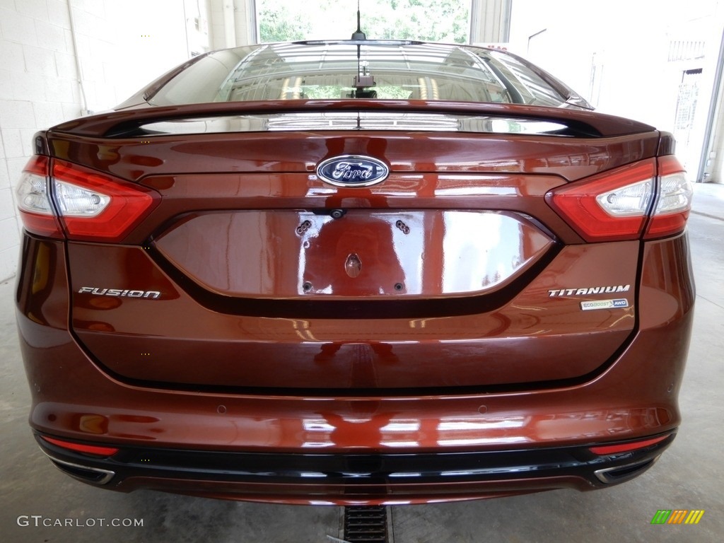 2016 Fusion Titanium AWD - Bronze Fire Metallic / Charcoal Black photo #6