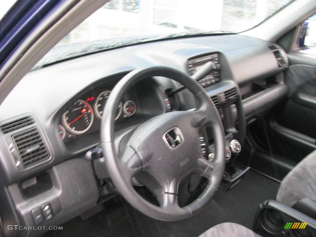 2003 CR-V EX 4WD - Eternal Blue Pearl / Black photo #9