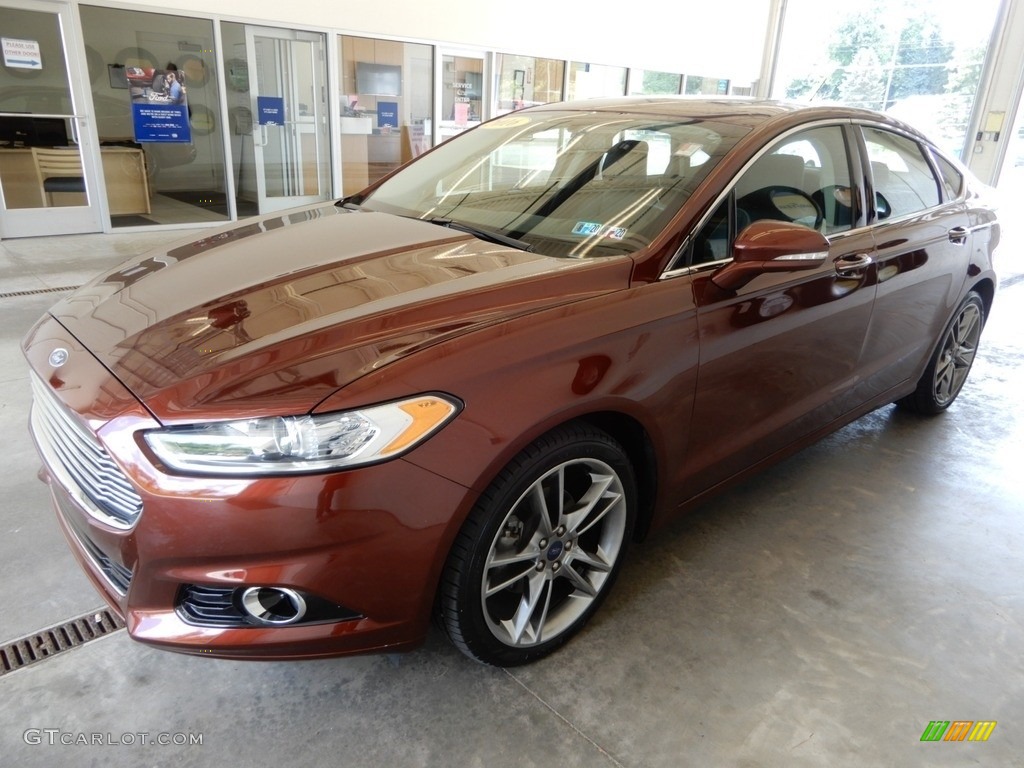 2016 Fusion Titanium AWD - Bronze Fire Metallic / Charcoal Black photo #10