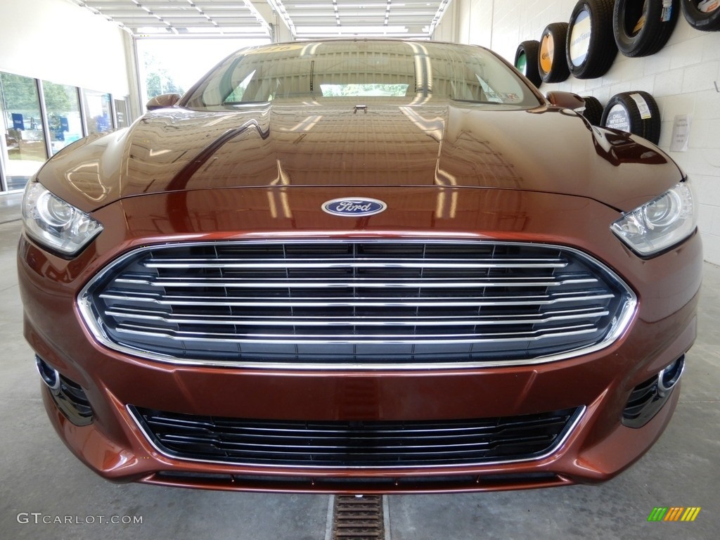 2016 Fusion Titanium AWD - Bronze Fire Metallic / Charcoal Black photo #11