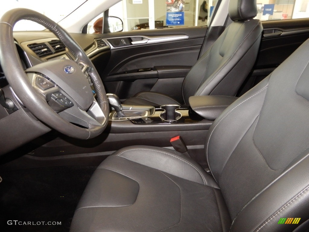 2016 Fusion Titanium AWD - Bronze Fire Metallic / Charcoal Black photo #15