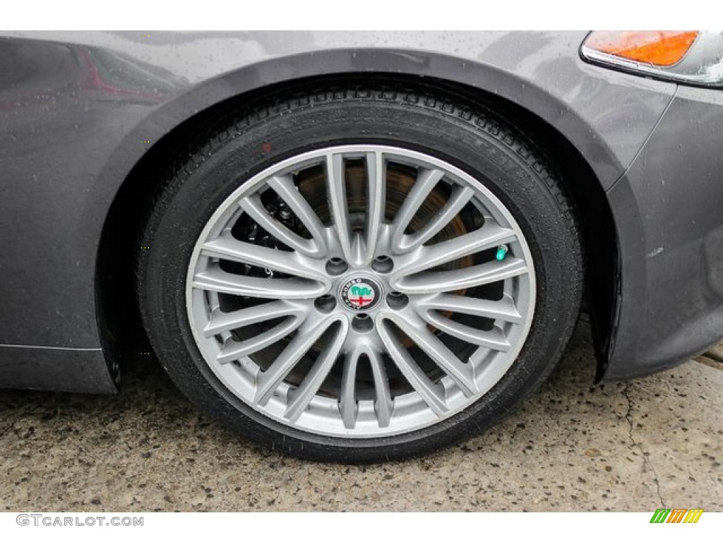 2017 Giulia Ti RWD - Vesuvio Gray Metallic / Black photo #10