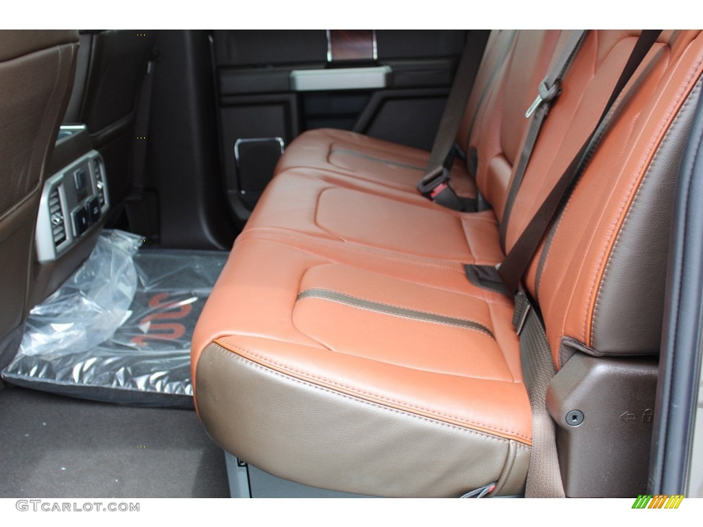 2019 Ford F250 Super Duty King Ranch Crew Cab 4x4 Rear Seat Photo #134135672
