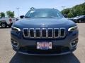 2019 Blue Shade Pearl Jeep Cherokee Limited 4x4  photo #2