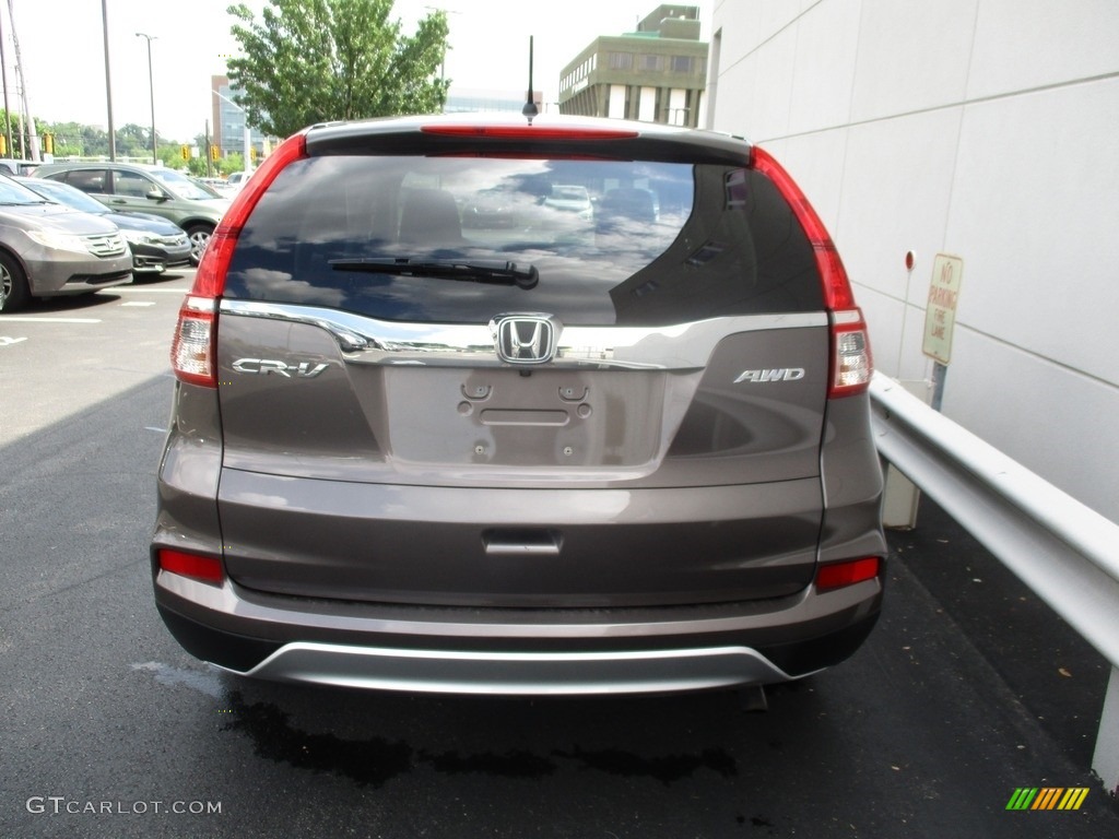 2016 CR-V EX AWD - Urban Titanium Metallic / Black photo #4