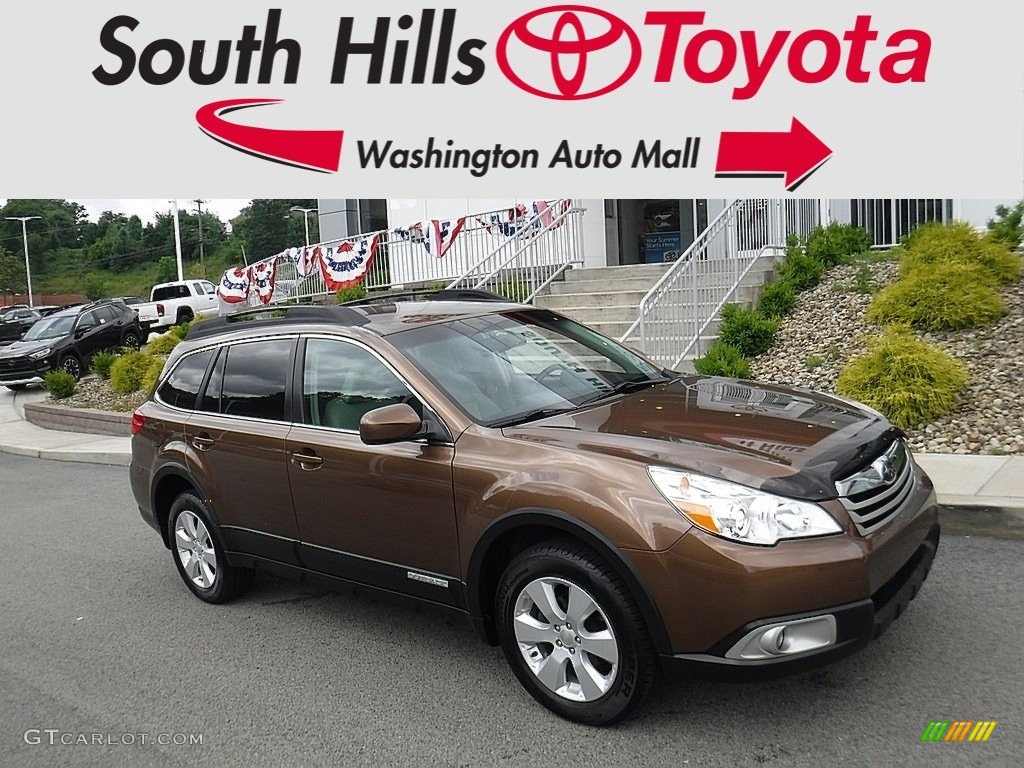 2011 Outback 2.5i Premium Wagon - Caramel Bronze Pearl / Warm Ivory photo #1
