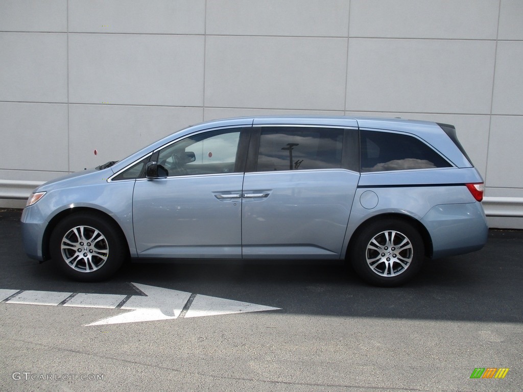 2011 Odyssey EX-L - Celestial Blue Metallic / Gray photo #2
