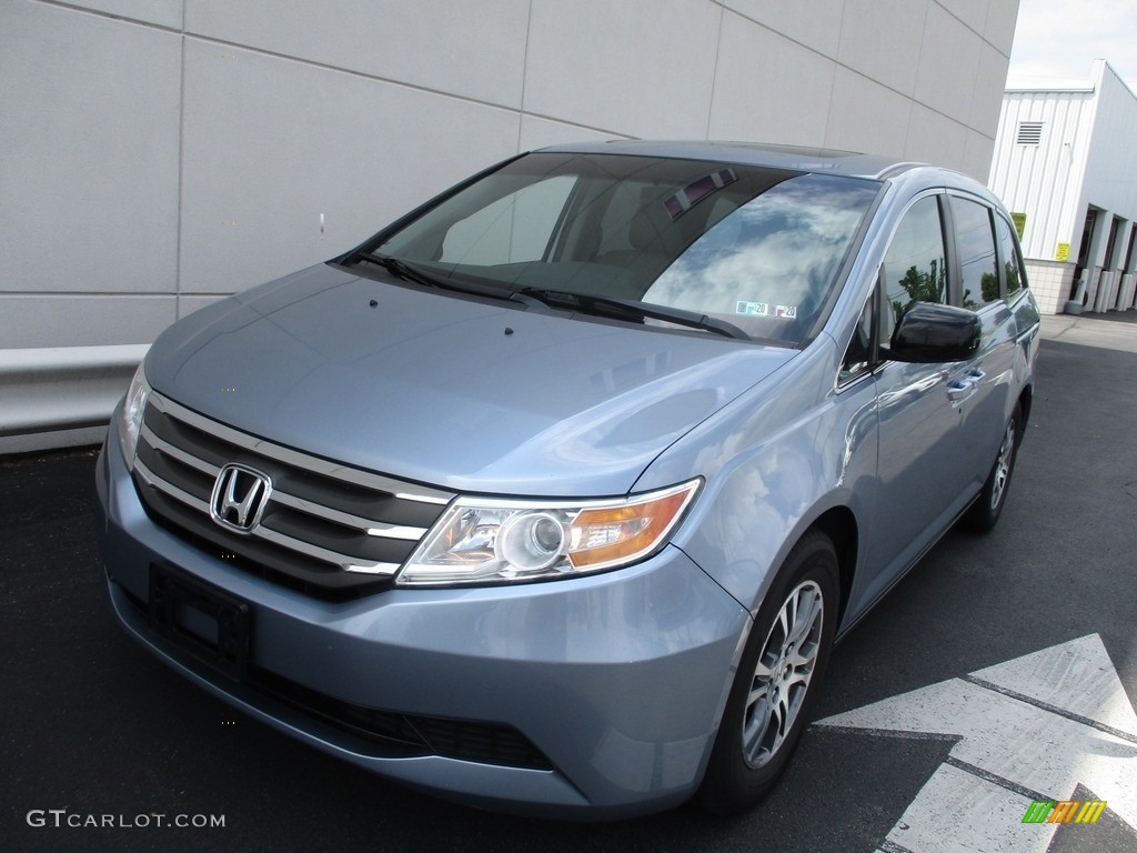 2011 Odyssey EX-L - Celestial Blue Metallic / Gray photo #9