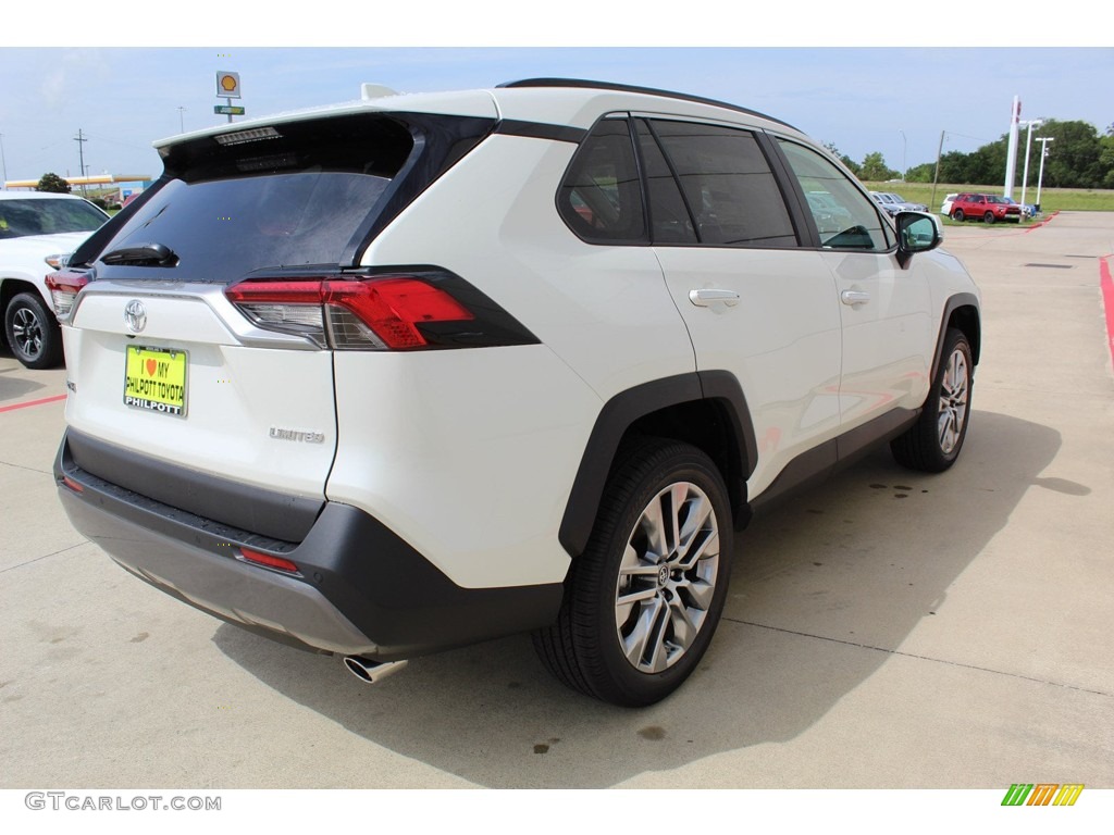 2019 RAV4 Limited - Blizzard White Pearl / Nutmeg photo #7