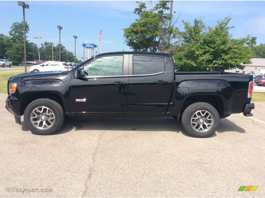 Onyx Black 2019 GMC Canyon All Terrain Crew Cab 4WD Exterior Photo #134145442