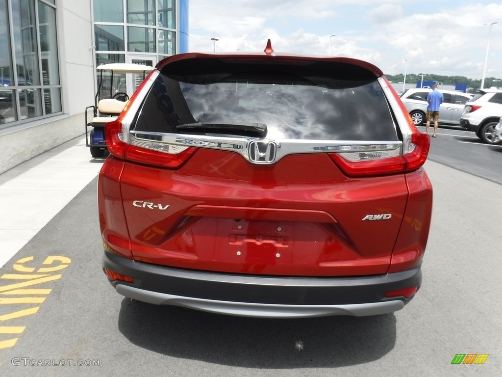 2018 CR-V EX AWD - Molten Lava Pearl / Ivory photo #8