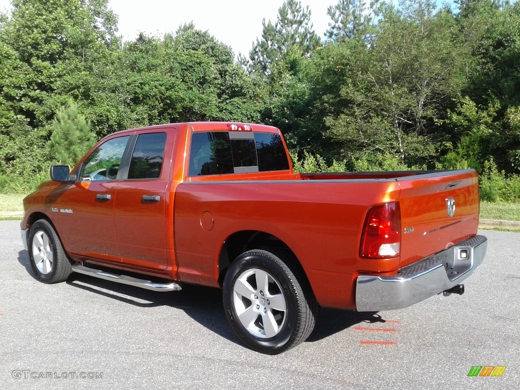 2009 Ram 1500 SLT Quad Cab - Sunburst Orange Pearl / Dark Slate Gray photo #8