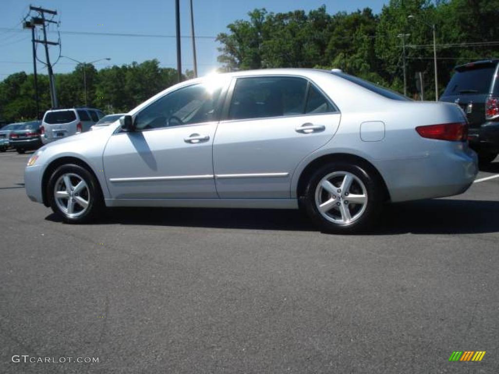 2005 Accord EX-L Sedan - Satin Silver Metallic / Black photo #3