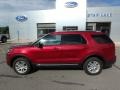 2019 Ruby Red Ford Explorer XLT 4WD  photo #9
