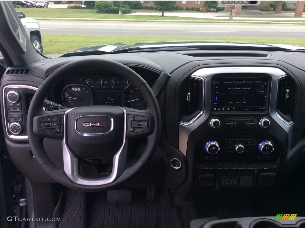 2019 Sierra 1500 SLE Crew Cab 4WD - Satin Steel Metallic / Jet Black photo #12