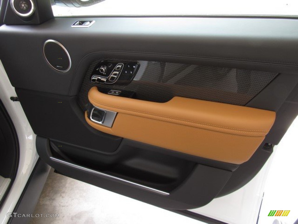 2019 Land Rover Range Rover SVAutobiography Dynamic Ebony/Vintage Tan Door Panel Photo #134149102