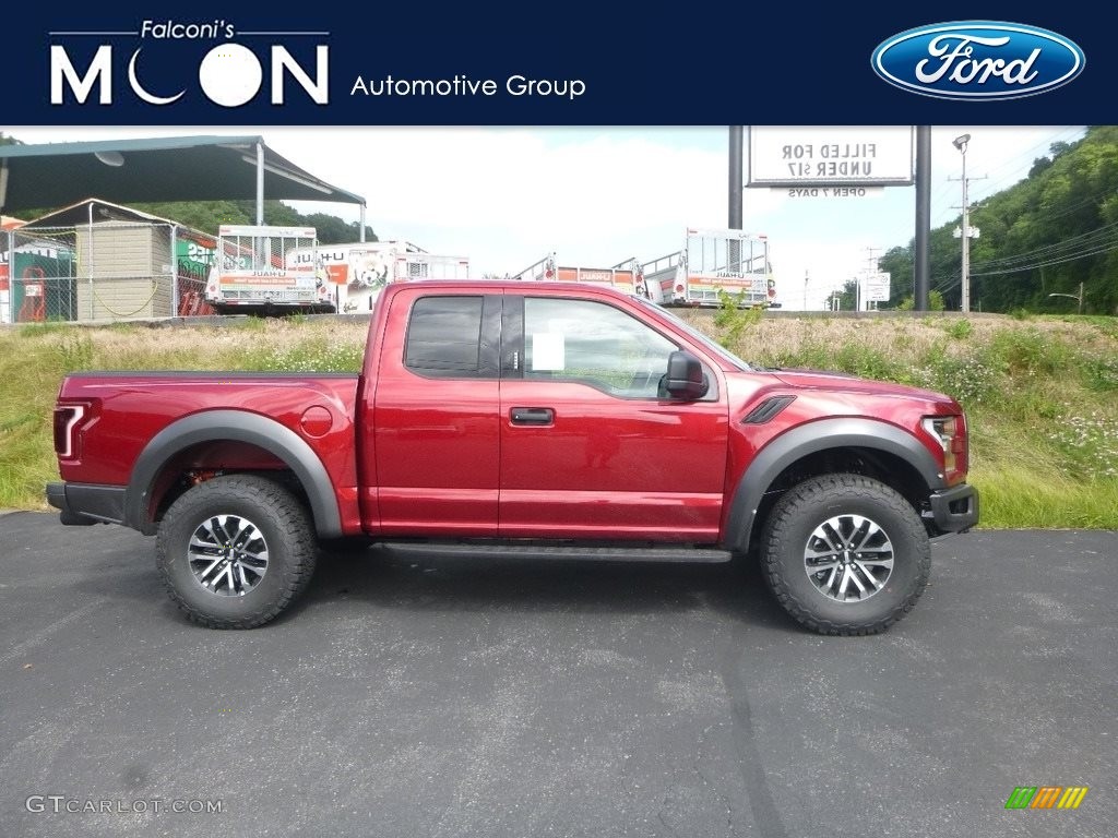 2019 F150 SVT Raptor SuperCab 4x4 - Ruby Red / Black photo #1