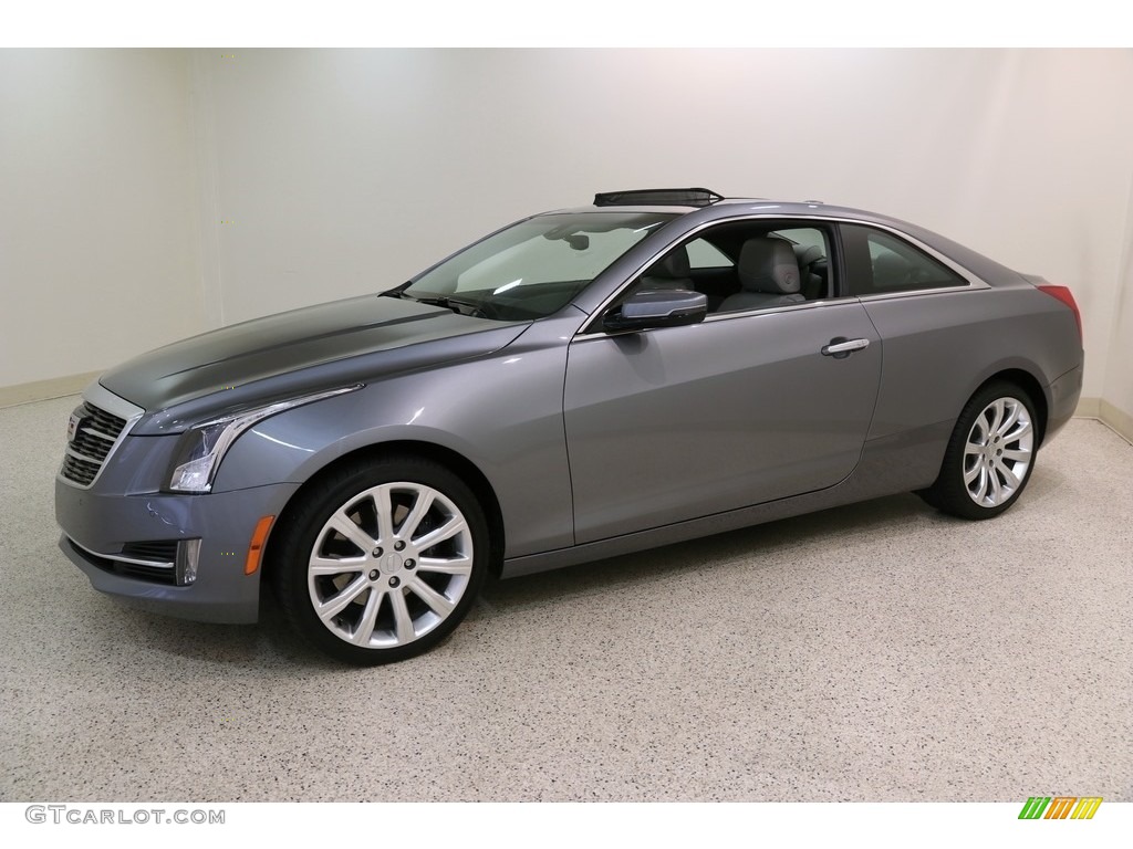 Satin Steel Metallic 2019 Cadillac ATS Luxury AWD Exterior Photo #134152654