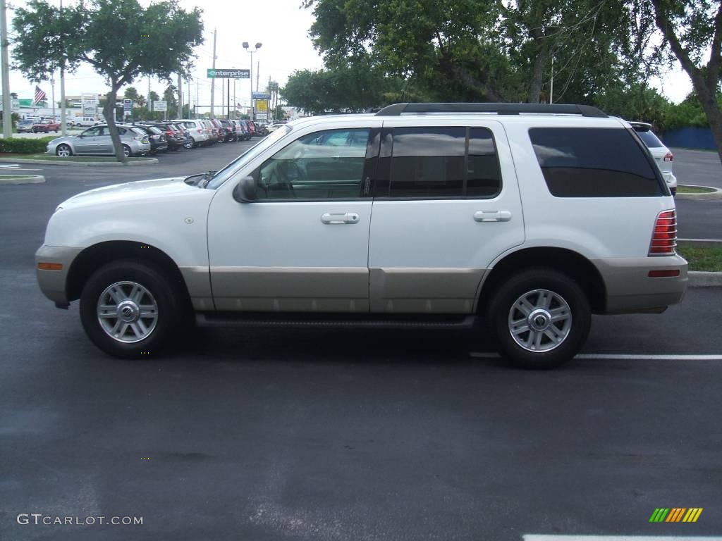 2005 Mountaineer V6 AWD - Oxford White / Medium Dark Parchment photo #3