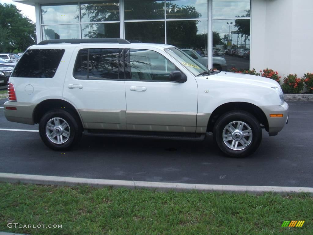 2005 Mountaineer V6 AWD - Oxford White / Medium Dark Parchment photo #7